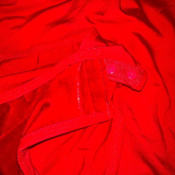 NEW Festive Sexy Bodysuit with Garters - Picture 5 of 7